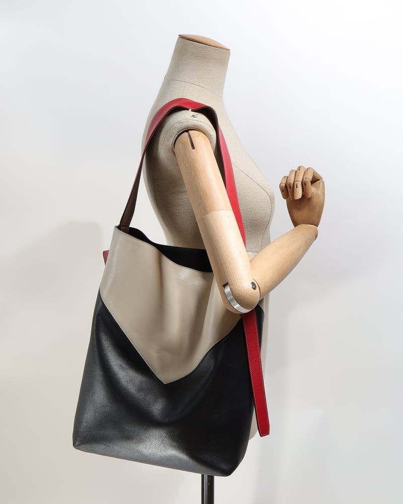 Celine Twisted Cabas Tote Bag