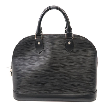 Louis Vuitton Epi Alma Pm Silver Handbag Black Black Black Handbag M 40302