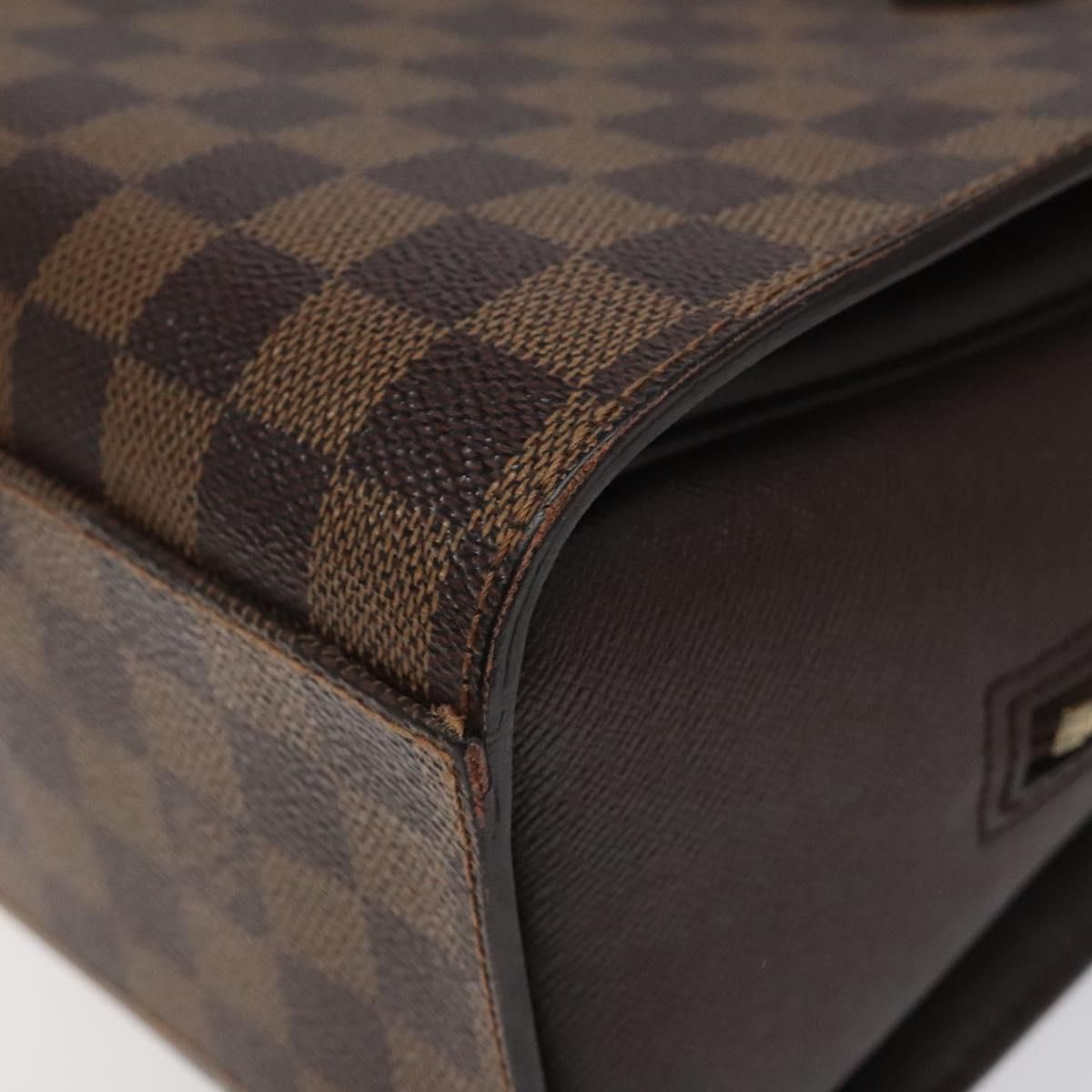Louis Vuitton Damier Ebene Triana Hand Bag N 51155 Lv Auth