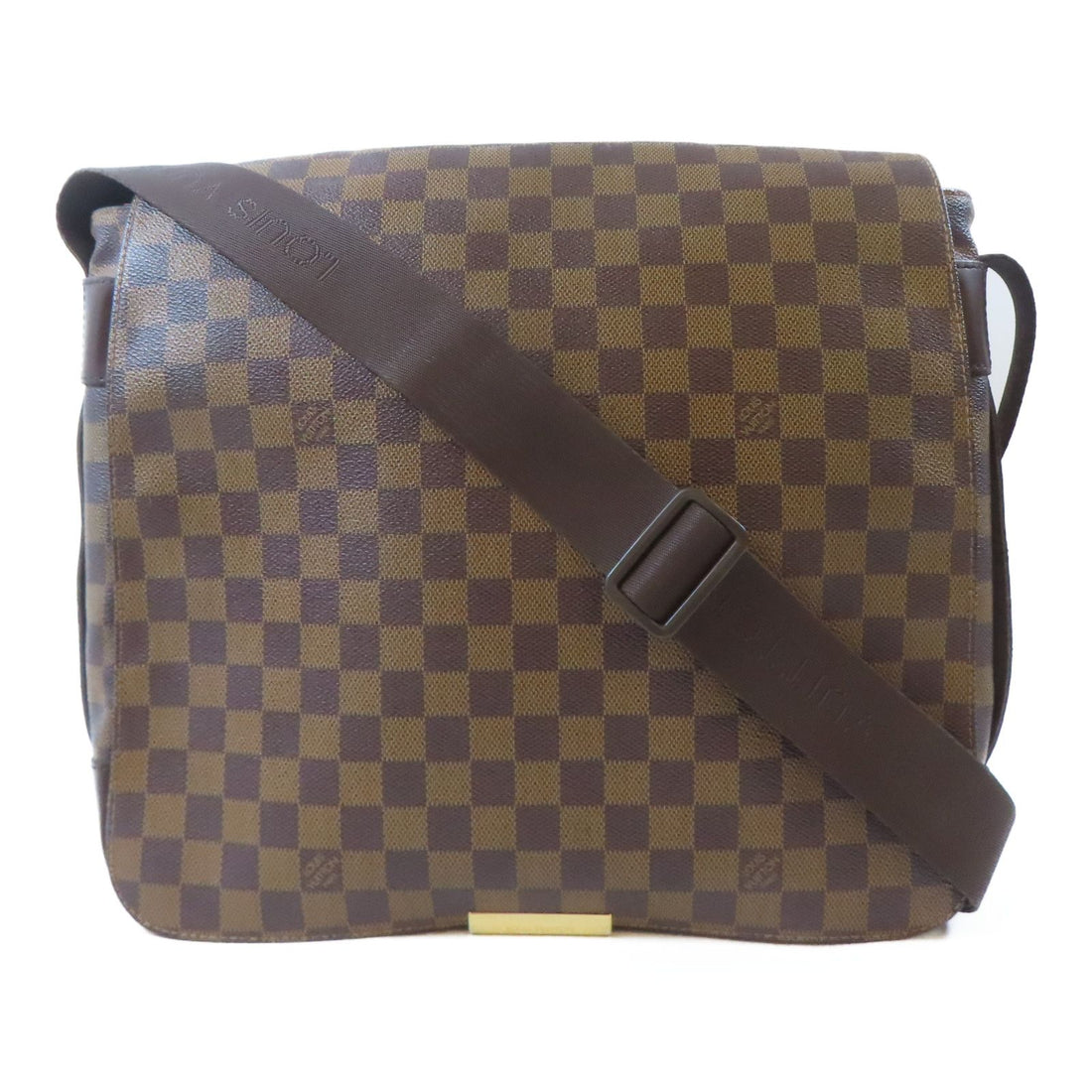 Louis Vuitton Damier Bastille Golden Shoulder Bag Full Color Brown Shoulder Bag N 45258
