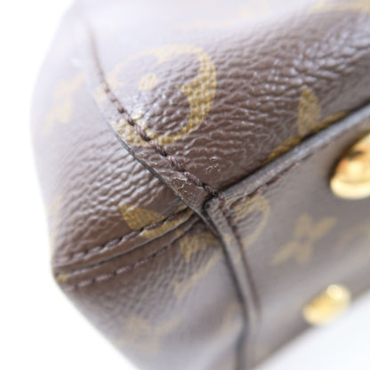 Louis Vuitton Monogram Montaigne Bb Hand-turn Shoulder Bag Palm Color Brown Brown 2way Shoulder Bag M 41055