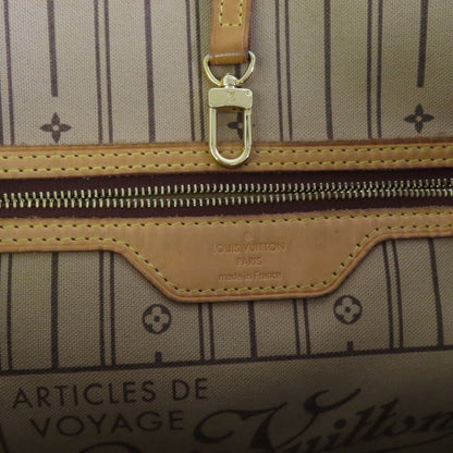 Louis Vuitton Monogram Neverfull Mm Gold Shoulder Bag Brown Shoulder Bag M 40156