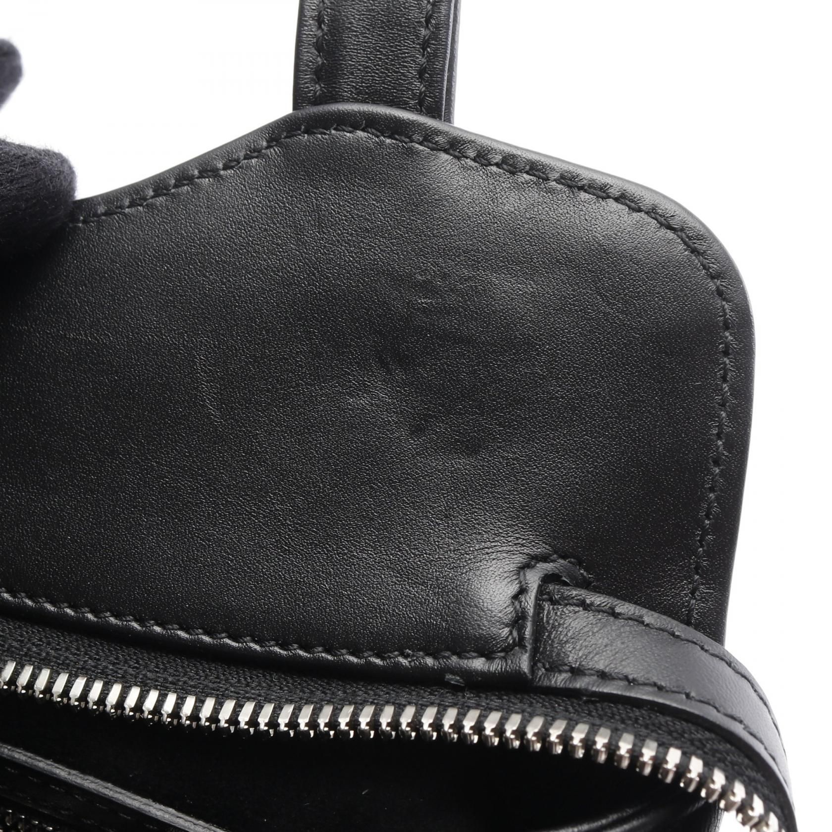 Gucci Petite Gg Handbag Black Leather 745918