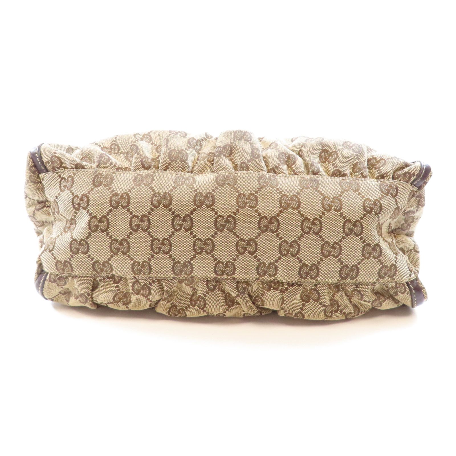Gucci Canvas Abbey Gold Shoulder Back Bag Color Shoulder Bag Brown Brown Canvas 190526