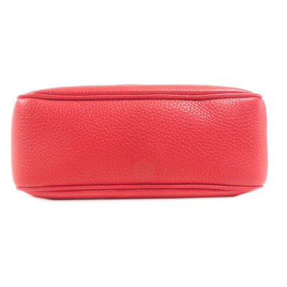 Gucci Leather Soho Disco Shoulder Bag Red Leather 308364