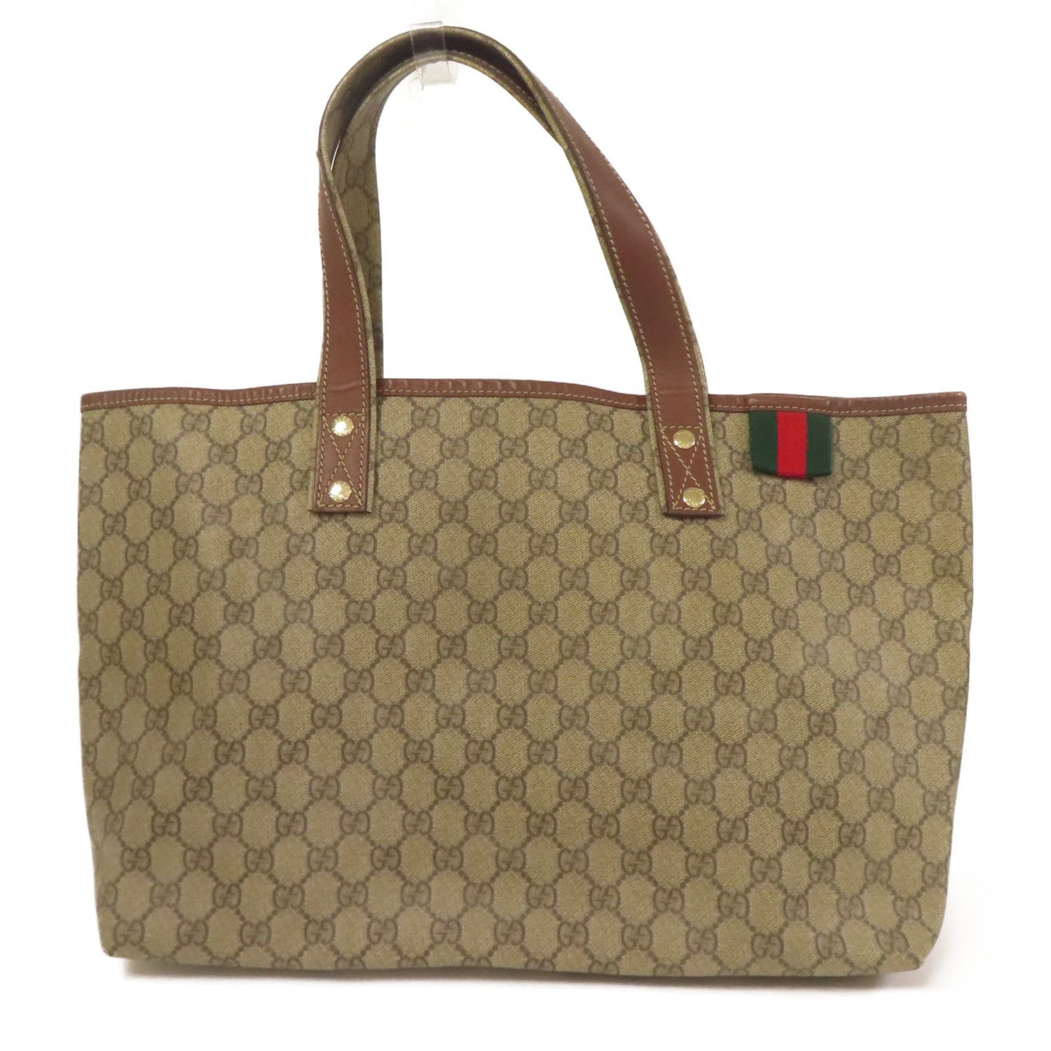 Gucci Signature Web Loop Tote, GG Supreme