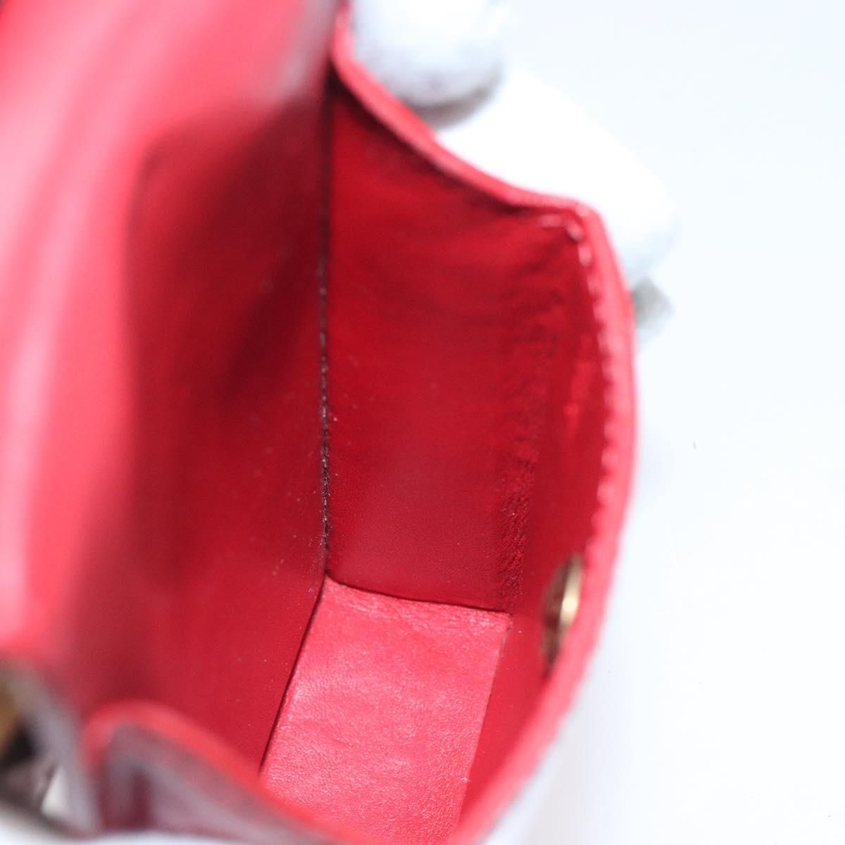 Louis Vuitton Vernis Green Cigarette Case Red M 91155 Lv Auth