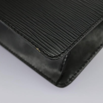 Louis Vuitton Epi Pochette Homme Clutch Bag Black Noir M 52522 Lv Auth