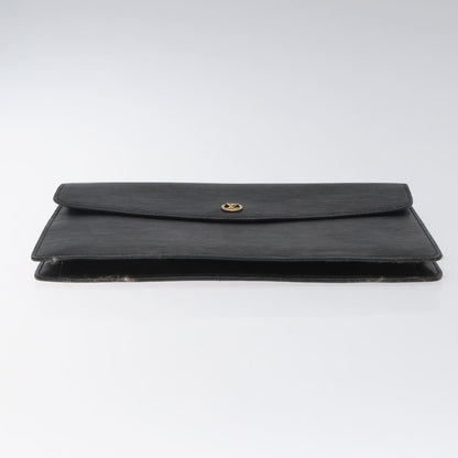 Louis Vuitton Epi Montaigne 27 Clutch Bag Black M 52652 Lv Auth