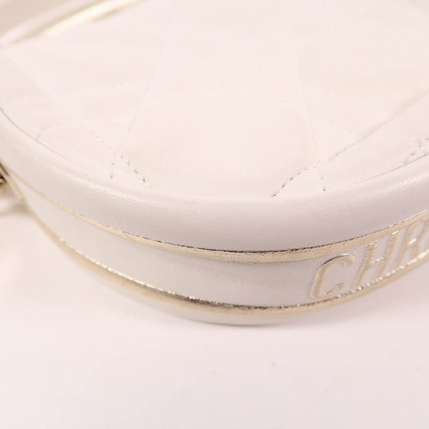 Dior Sheepskin Leather 2-way Shoulder Bag 2way Shoulder Bag White Lambskin (sheep Leather)