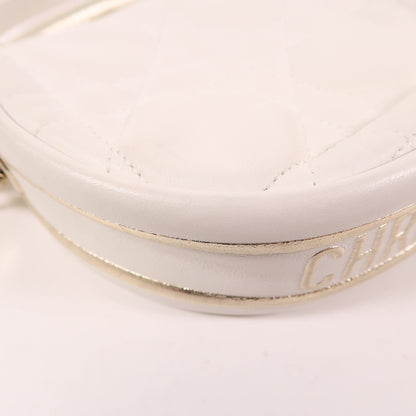 Dior Sheepskin Leather 2-way Shoulder Bag 2way Shoulder Bag White Lambskin (sheep Leather)