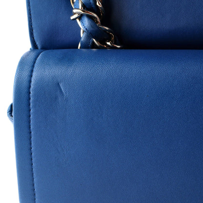 Chanel Classic Double Flap Bag Chevron Lambskin Jumbo