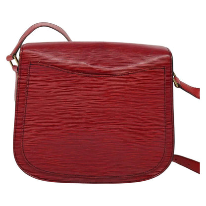 Louis Vuitton Epi Saint Cloud Gm Shoulder Bag Red M 52197 Lv Auth