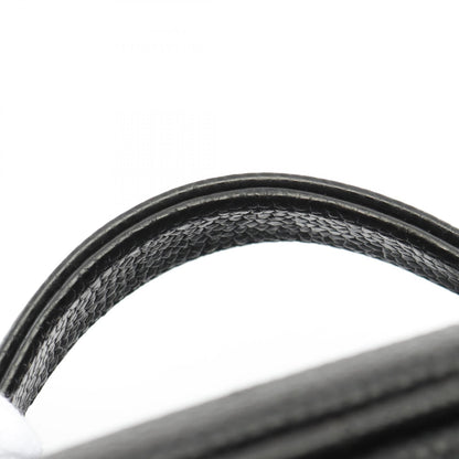 Chanel Black Coco Mark Handbag Leather Grained Calfskin A 01998