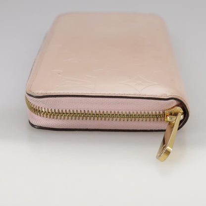 Louis Vuitton Vernis Zippy Wallet Rose Valerine M 93522 Lv Auth