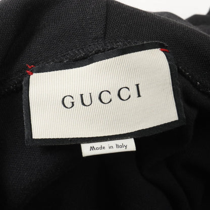Gucci Technical Jersey Sweatshirt Hoodie L 475354 Cotton Polyester Black