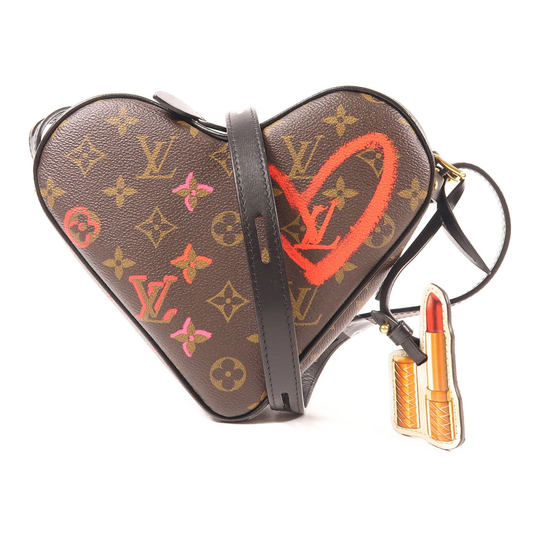 Louis Vuitton Monogram Sac Coeur Fall In Love __shoulder Back Bag _colored Brown Shoulder Bag M 45890