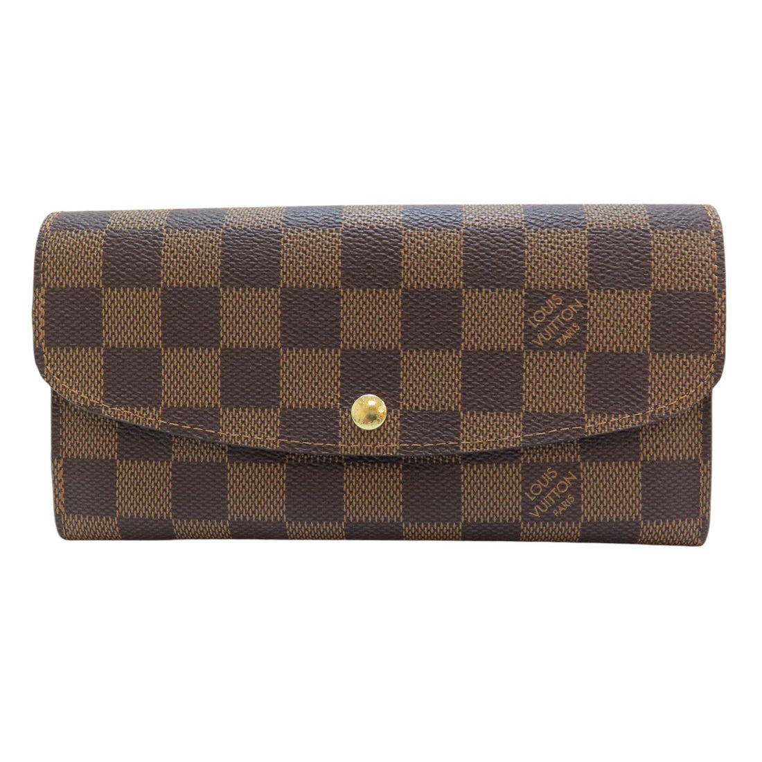 Louis Vuitton Emilie Wallet Damier Ebene Canvas N 63019