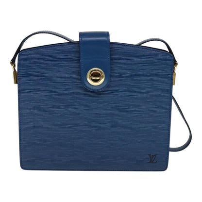 Louis Vuitton Epi Capuchin Shoulder Bag Blue M 52345 Lv Auth
