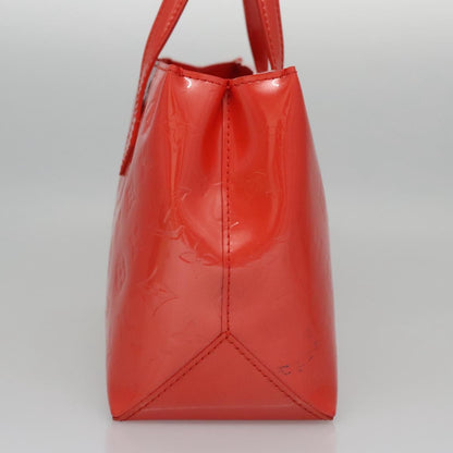 Louis Vuitton Vernis Wilshire Pm Hand Bag Orenge M 93644 Lv Auth
