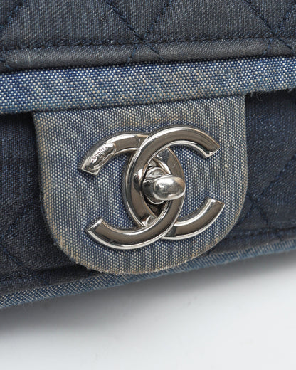 Chanel Small Classic Denim Medallion Flap Bag