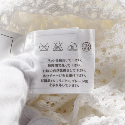 Chanel White T-shirt Cotton Nylon P 43385k 04388