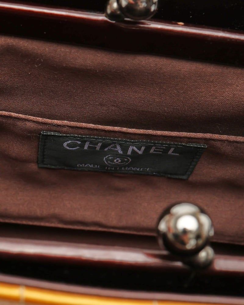 Chanel Chocolate Bar Patent Bag