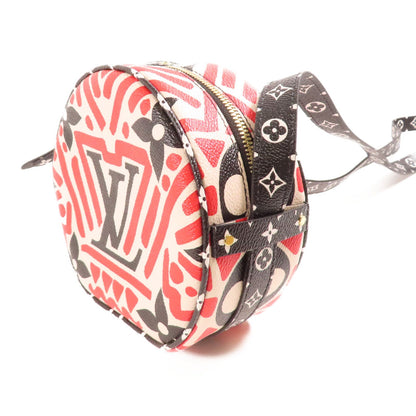 Louis Vuitton Monogram Giant Boite Chapeau Gold Shoulder Bag Red Black White Shoulder Bag M 45366