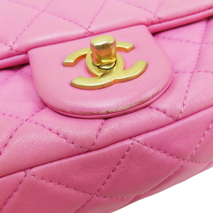Chanel Matelasse Coco 17 Pearl Crush Shoulder Lambskin Pink Gold Metal