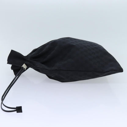 Gucci Gg Canvas Purse Pouch Black 014 1135 Auth