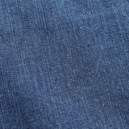 Chanel Blue Coco Mark Button Denim Pants Cotton P 12507v 07228