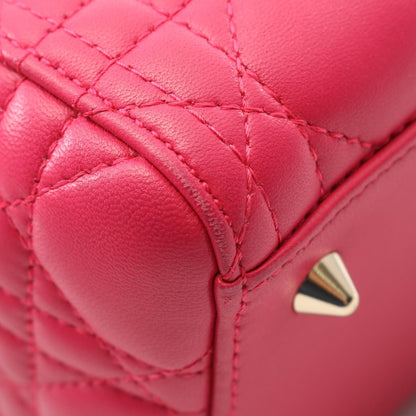 Dior Lady Dior Christian Dior Handbag Pink Leather M 0550ocax