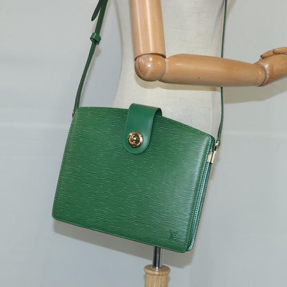 Louis Vuitton Epi Capuchin Shoulder Bag Green M 52344 Lv Auth
