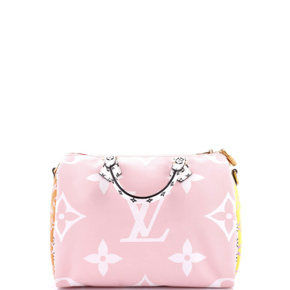 Louis Vuitton Speedy Bandouliere Bag Limited Edition Colored Monogram Giant 30