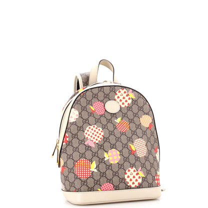 Gucci Interlocking G Patch Backpack Printed Mini Gg Coated Canvas Small