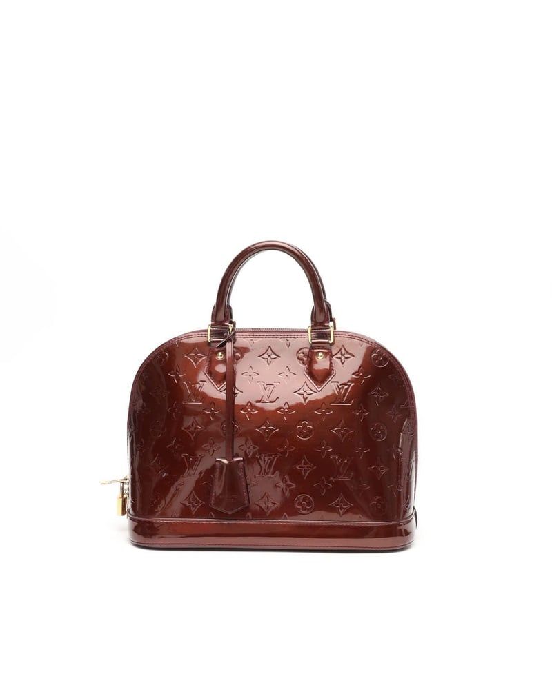 Louis Vuitton Monogram Vernis Alma PM Bag