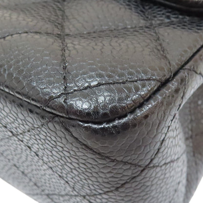 Chanel Matelasse Coco 25 Chain Shoulder Bag Calfskin Black Silver (no Card)