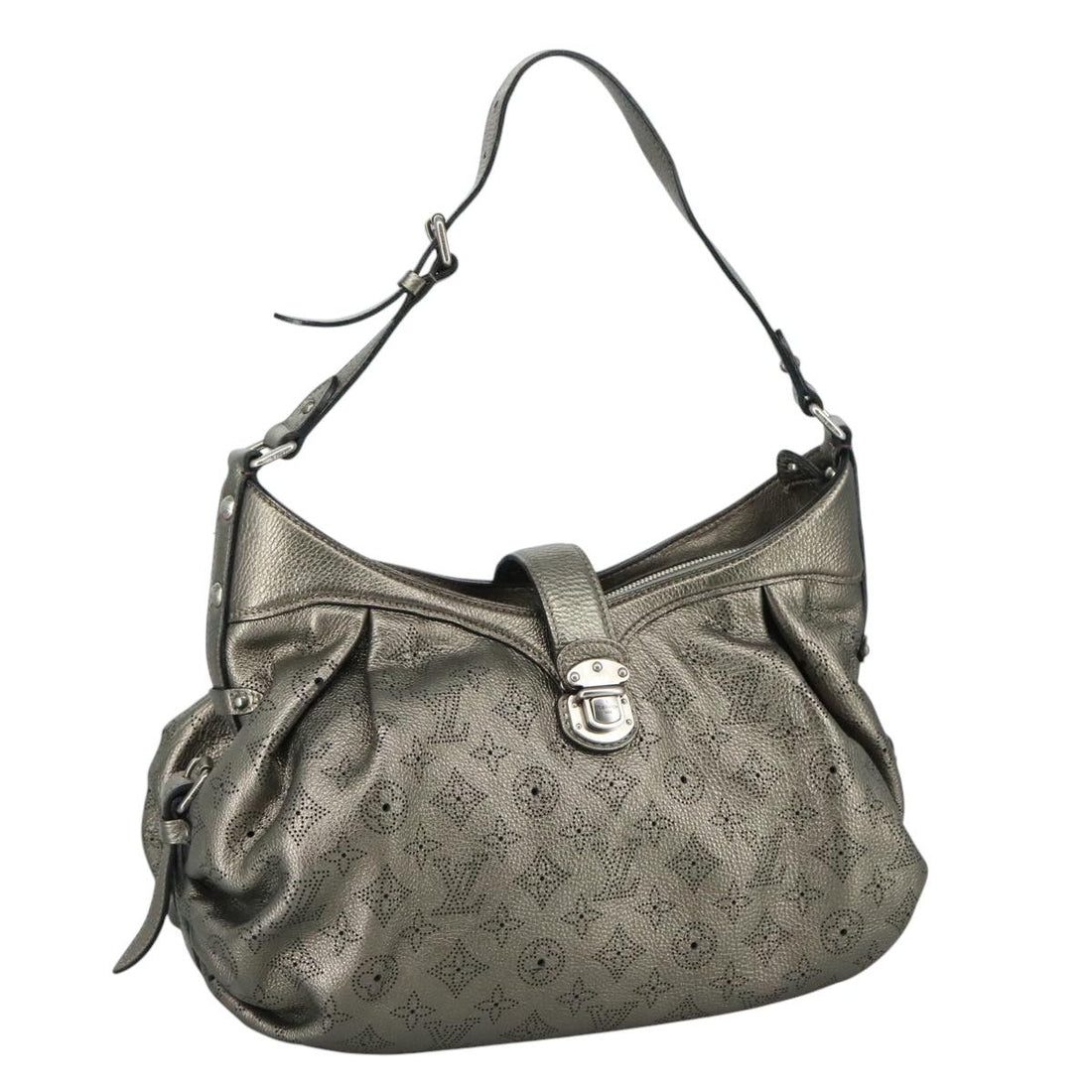 Louis Vuitton Monogram Mahina Xs Shoulder Bag Bronze M 95717 Lv Auth