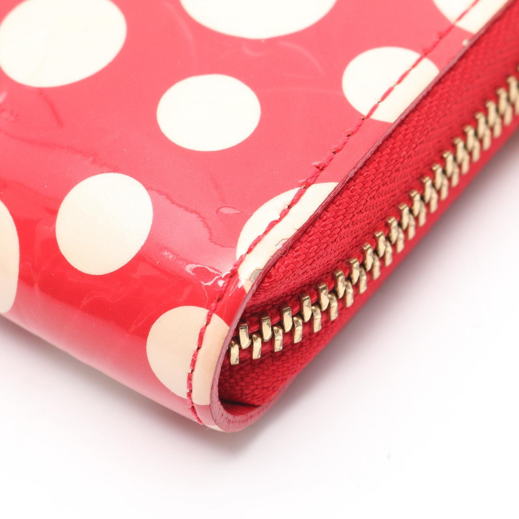 Louis Vuitton Zippy Wallet, Monogram Vernis Kusama Infinity Dots