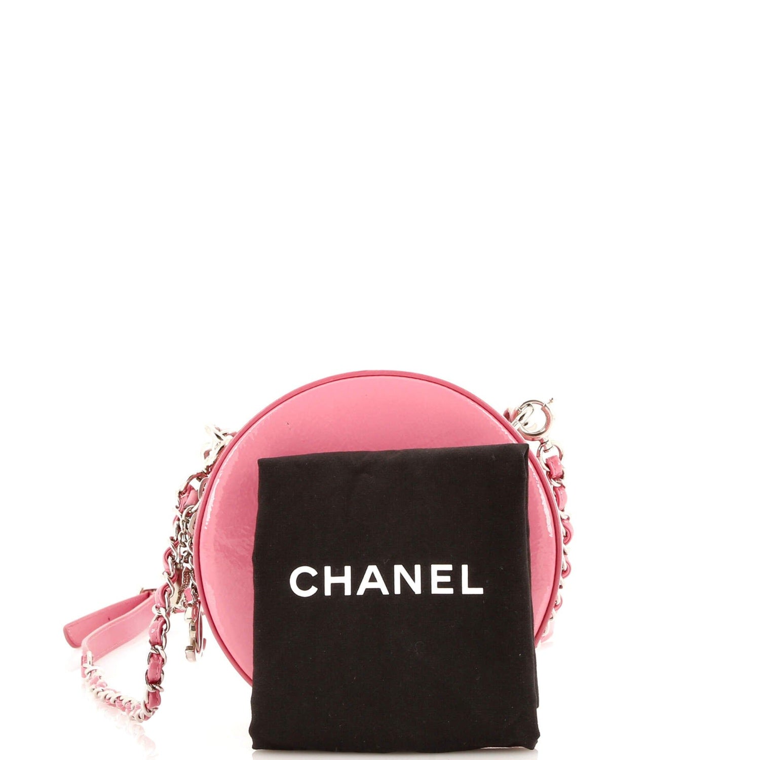 Chanel Round As Earth Crossbody Bag Patent