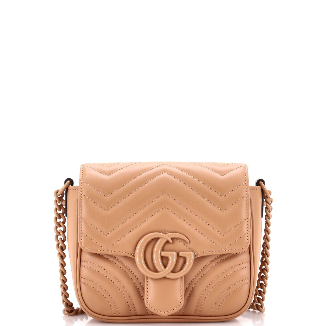 Gucci GG Marmont Convertible Flap Shoulder Bag Matelasse Leather Mini