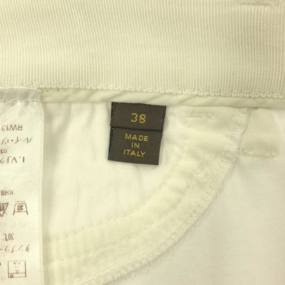 Louis Vuitton White/camel White Pants