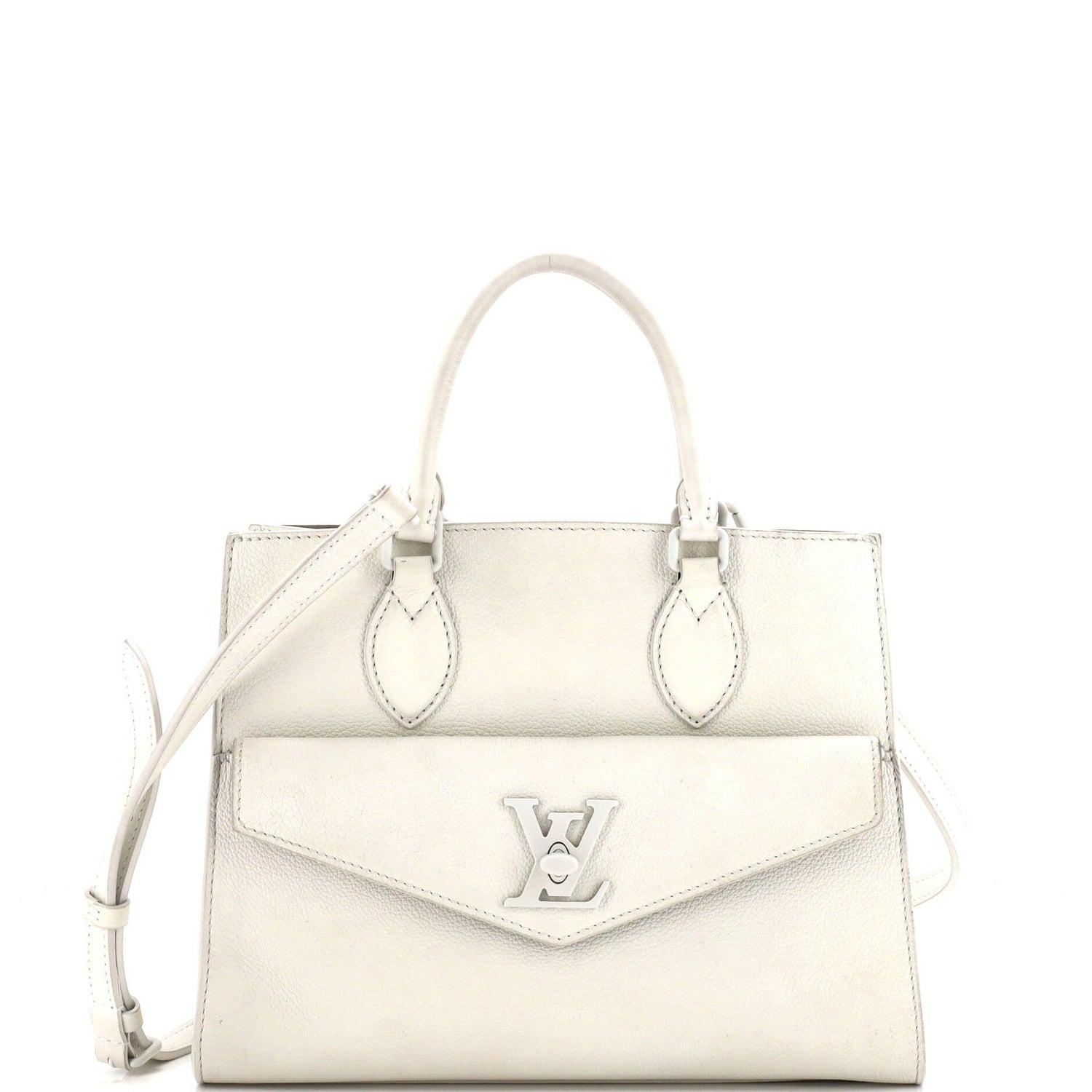 Louis Vuitton Lockme Monochrome Tote Leather Pm
