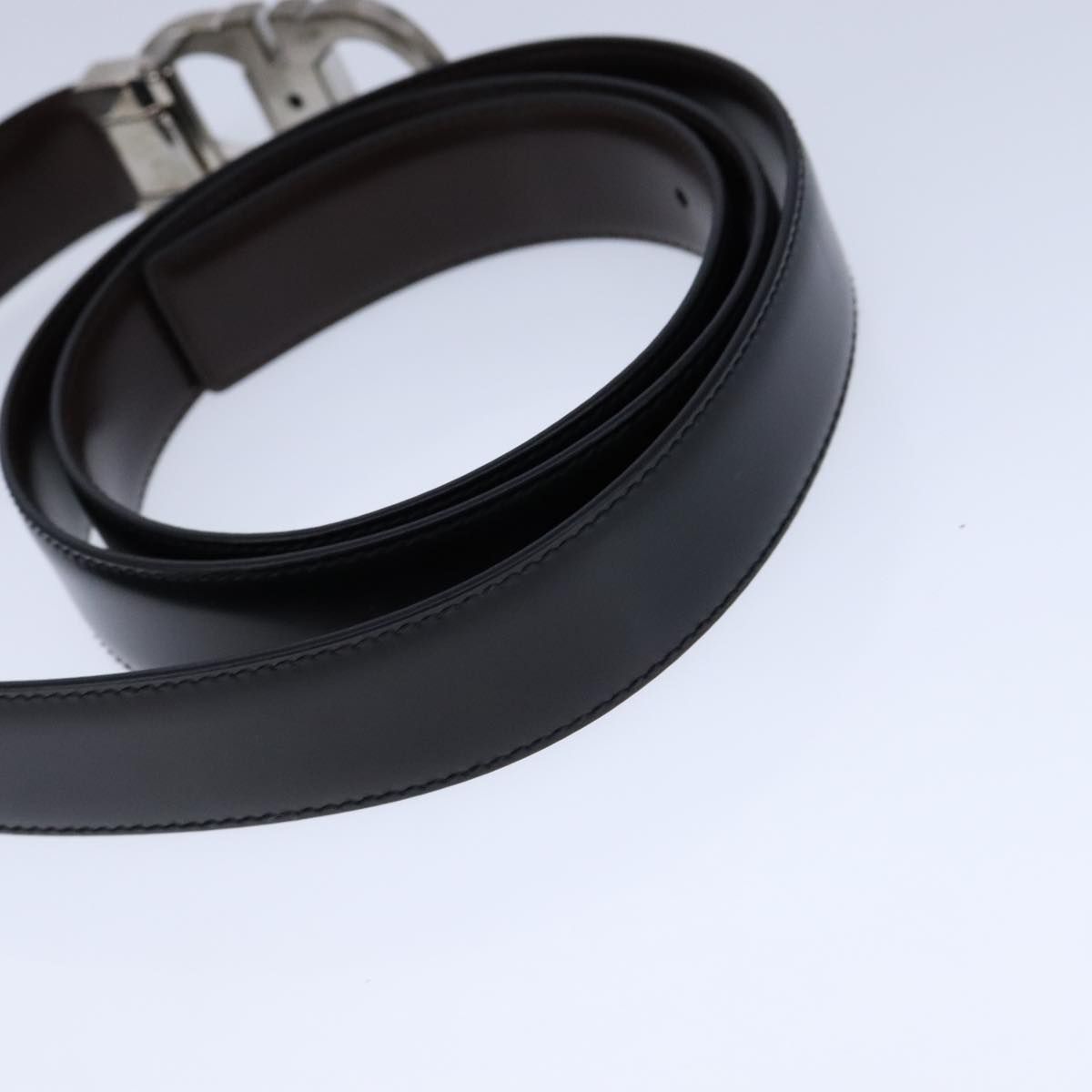 Salvatore Ferragamo Double Gancini Belt Leather 49.6&