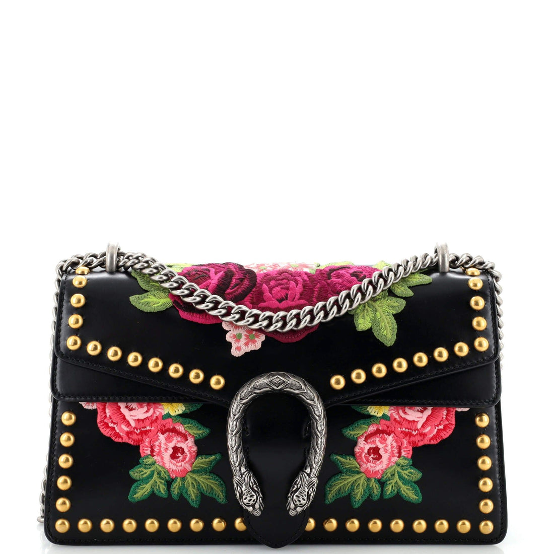 Gucci Dionysus Bag Embroidered Studded Leather Small