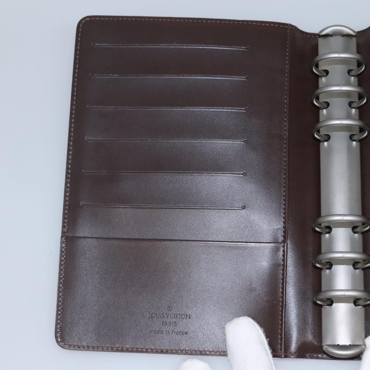 Louis Vuitton Epi Agenda Mm Day Planner Cover Mocha R 2004d Lv Auth