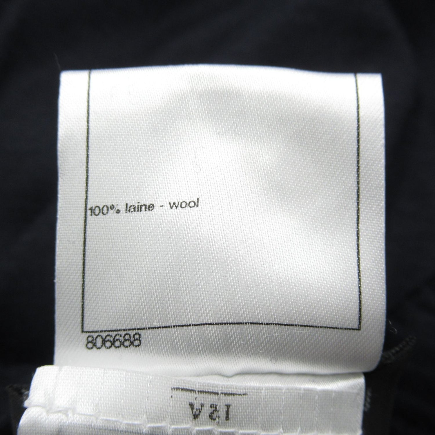 Chanel Sweatpants Wool Navy 34