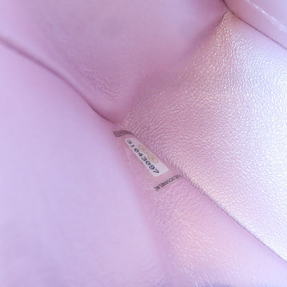 Chanel Caviar Quilted 25 Double Flap Light Pink