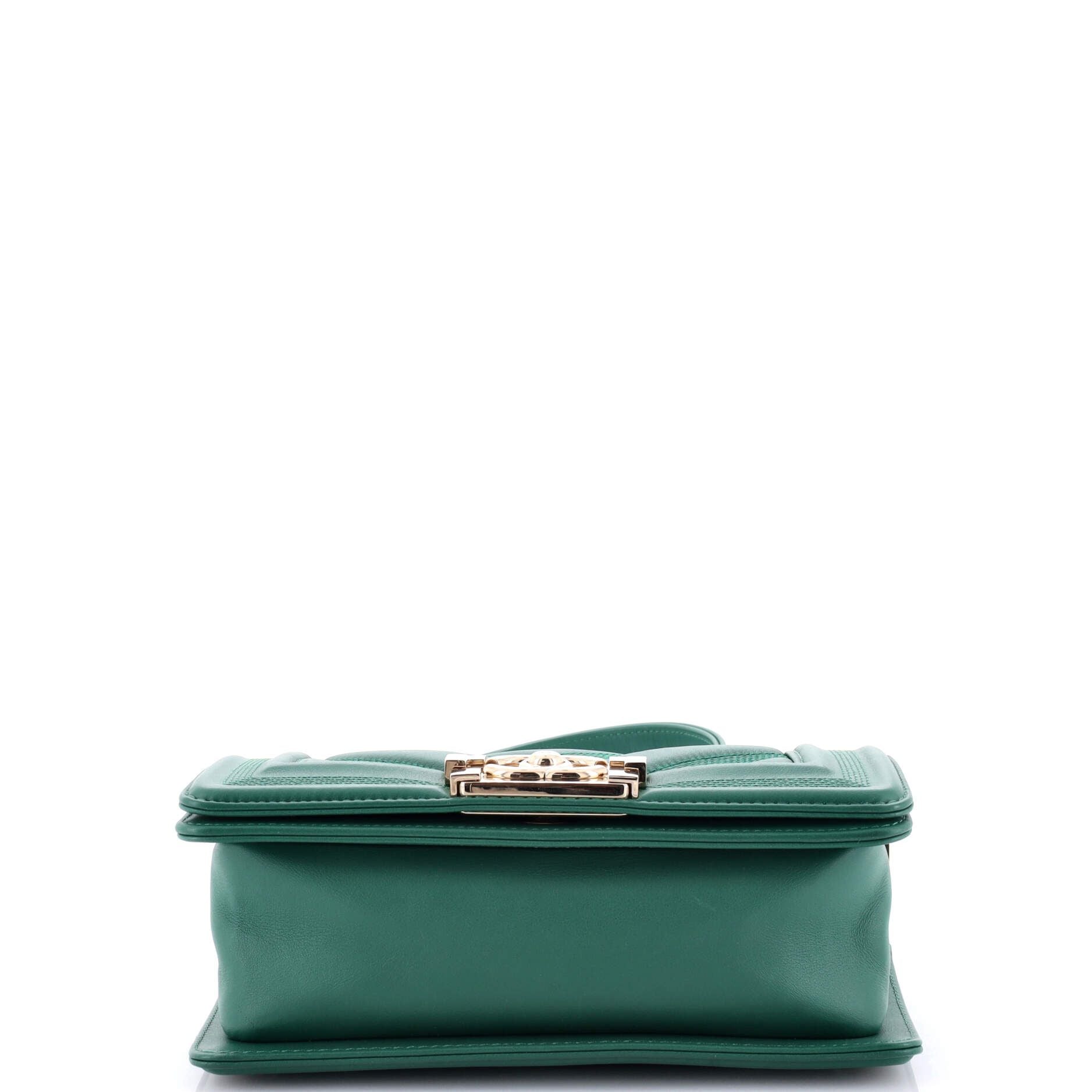 Chanel Boy Flap Bag Perforated Chevron Lambskin Small