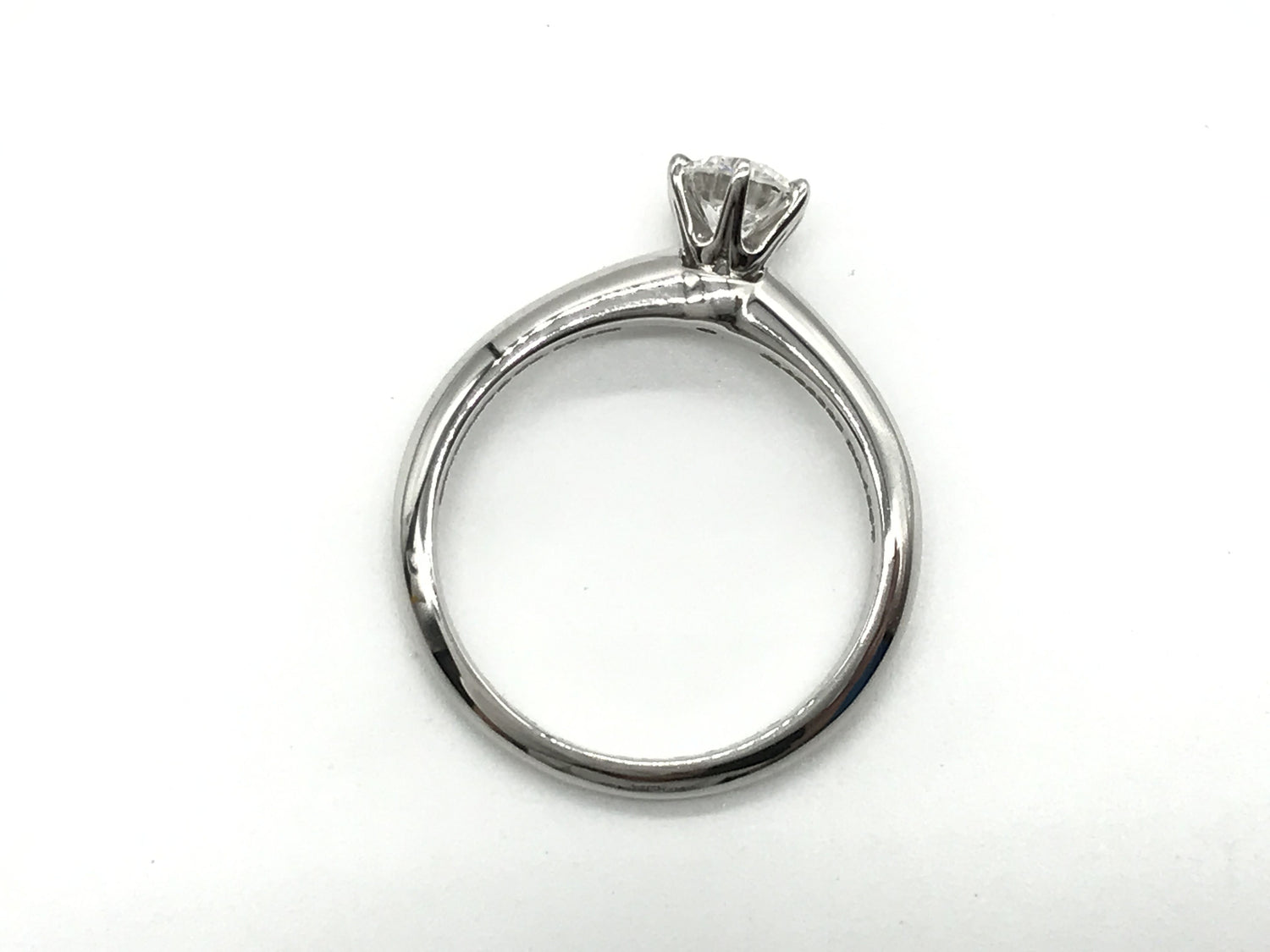 Tiffany &amp; Co. Solitaire .45ct Pt950 34g Ring